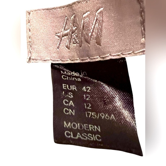 Vintage H&M Floral Print 50s RETRO Style Fit & Flare Occasion Dress Size 12 - Picture 9 of 10